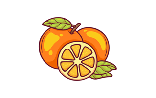 Orange Free Sticker PNG