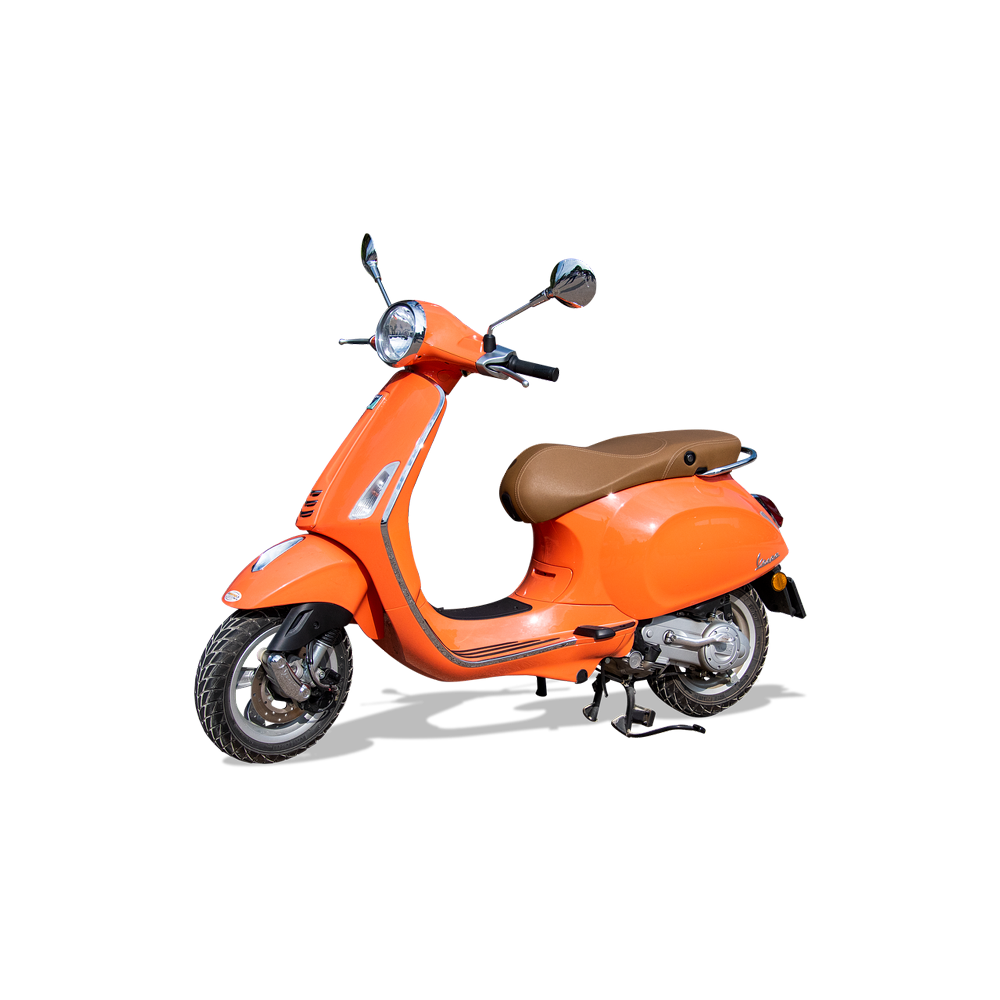 Orange Scooter Transparent Image