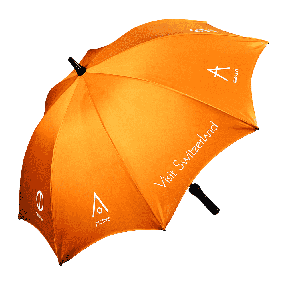Orange Umbrella Transparent Clipart