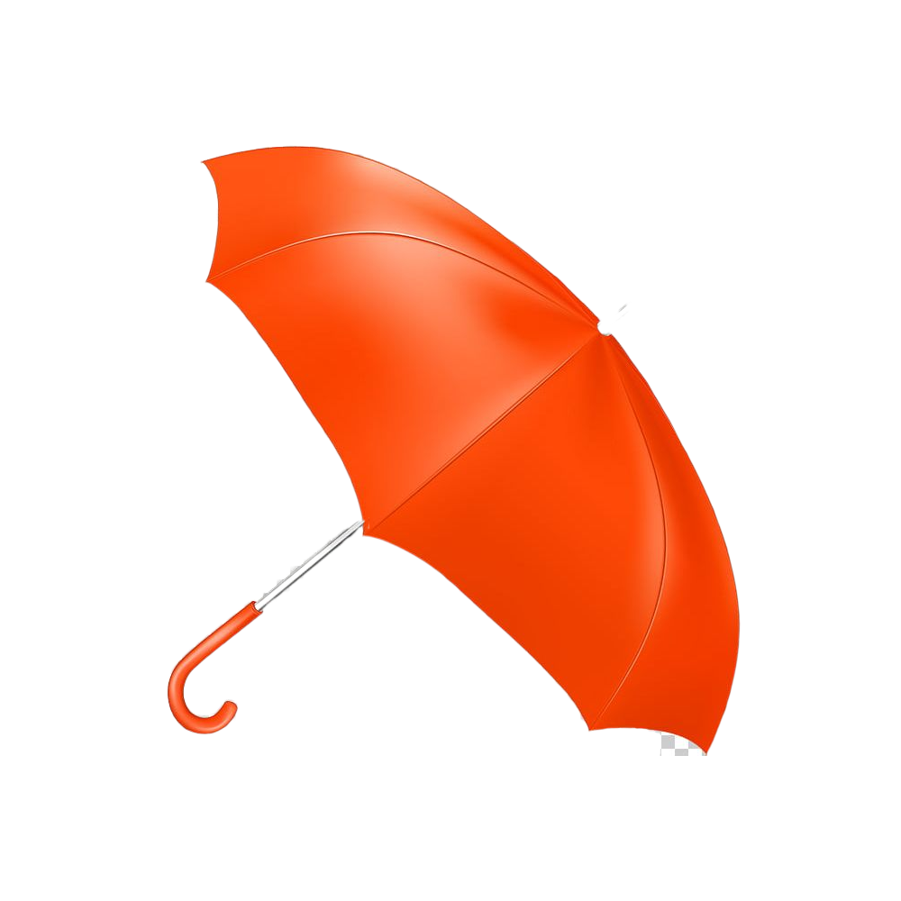 Orange Umbrella Transparent Gallery