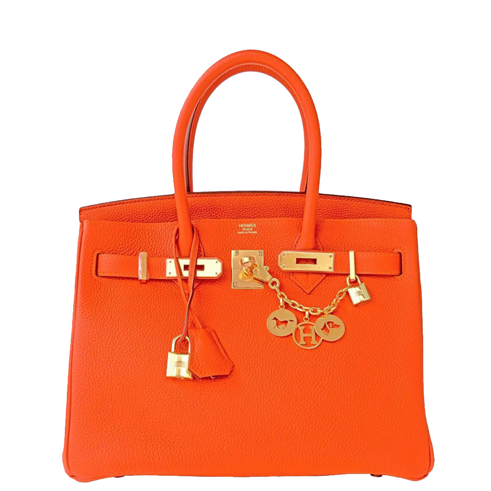 Orange Women Bag Transparent Clipart