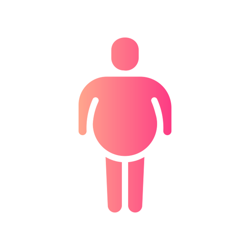 Overweight Free Sticker Transparent Picture