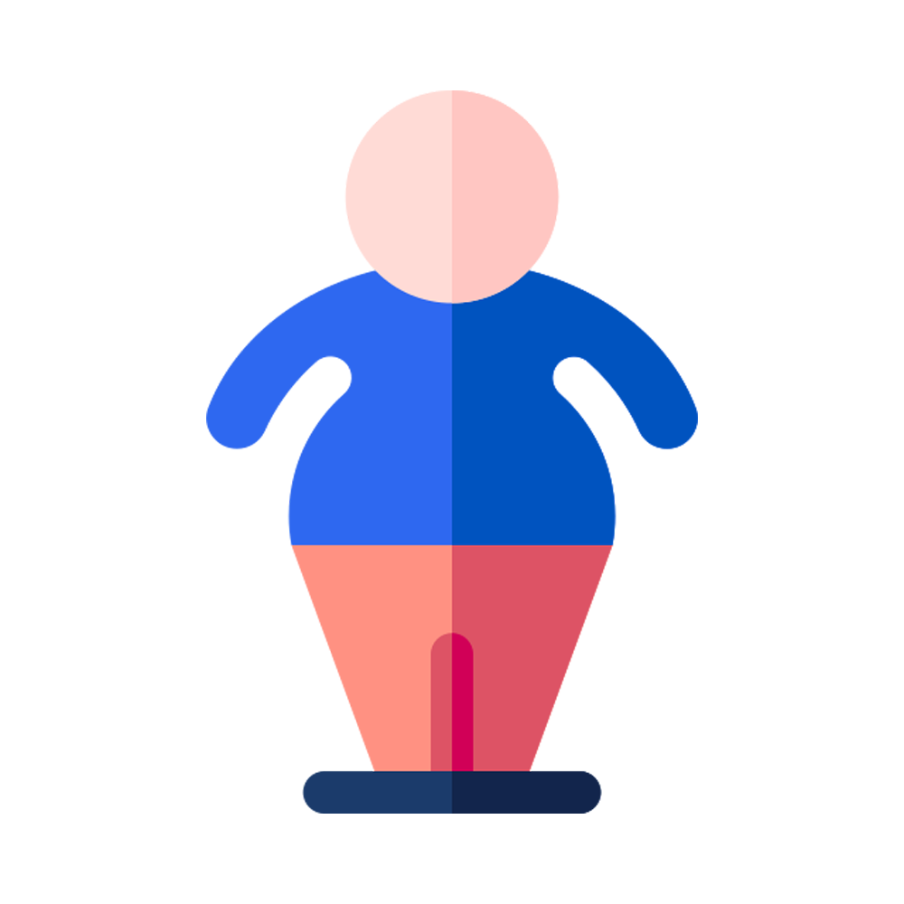 Overweight Free Sticker Transparent Clipart