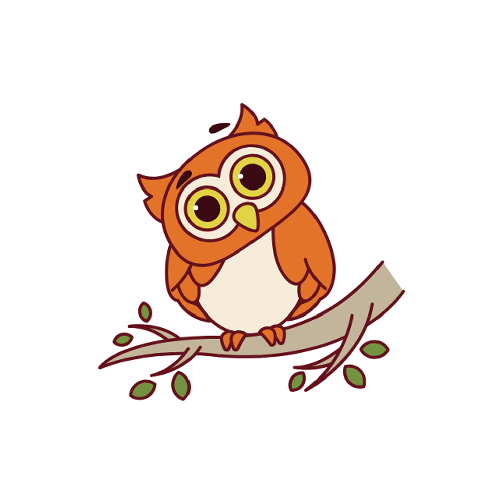 Owl Sticker Transparent Clipart