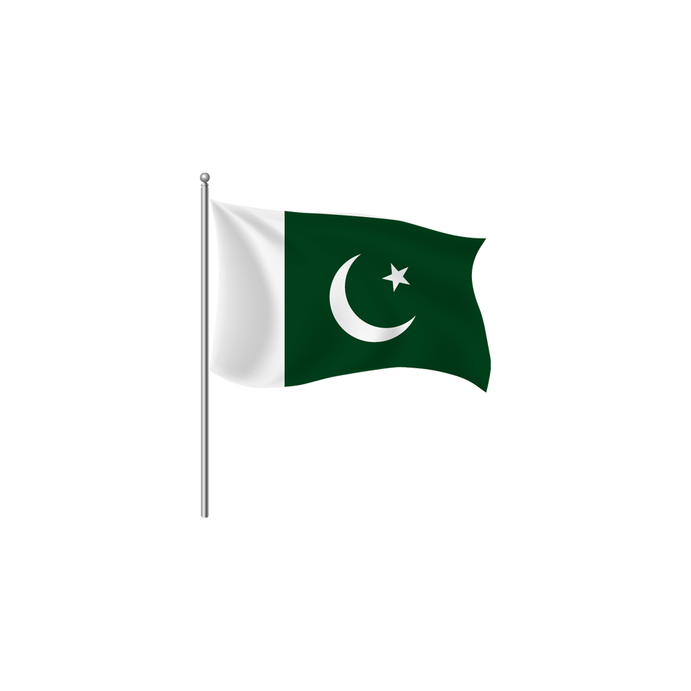 Pakistan Flag Transparent Clipart