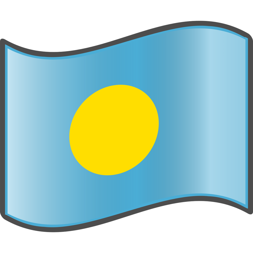 Palau Flag Transparent Photo