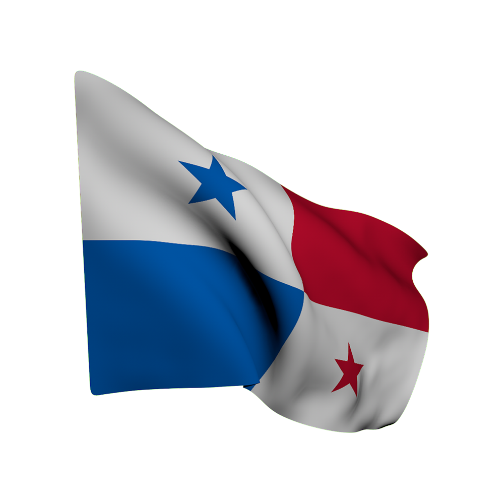 Panama Flag Transparent Image