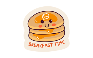 Pancake Free Sticker PNG