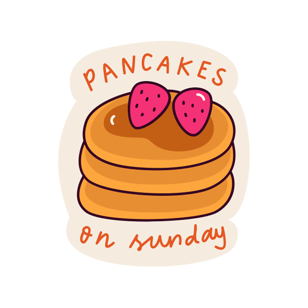 Pancakes Free Sticker Transparent Picture