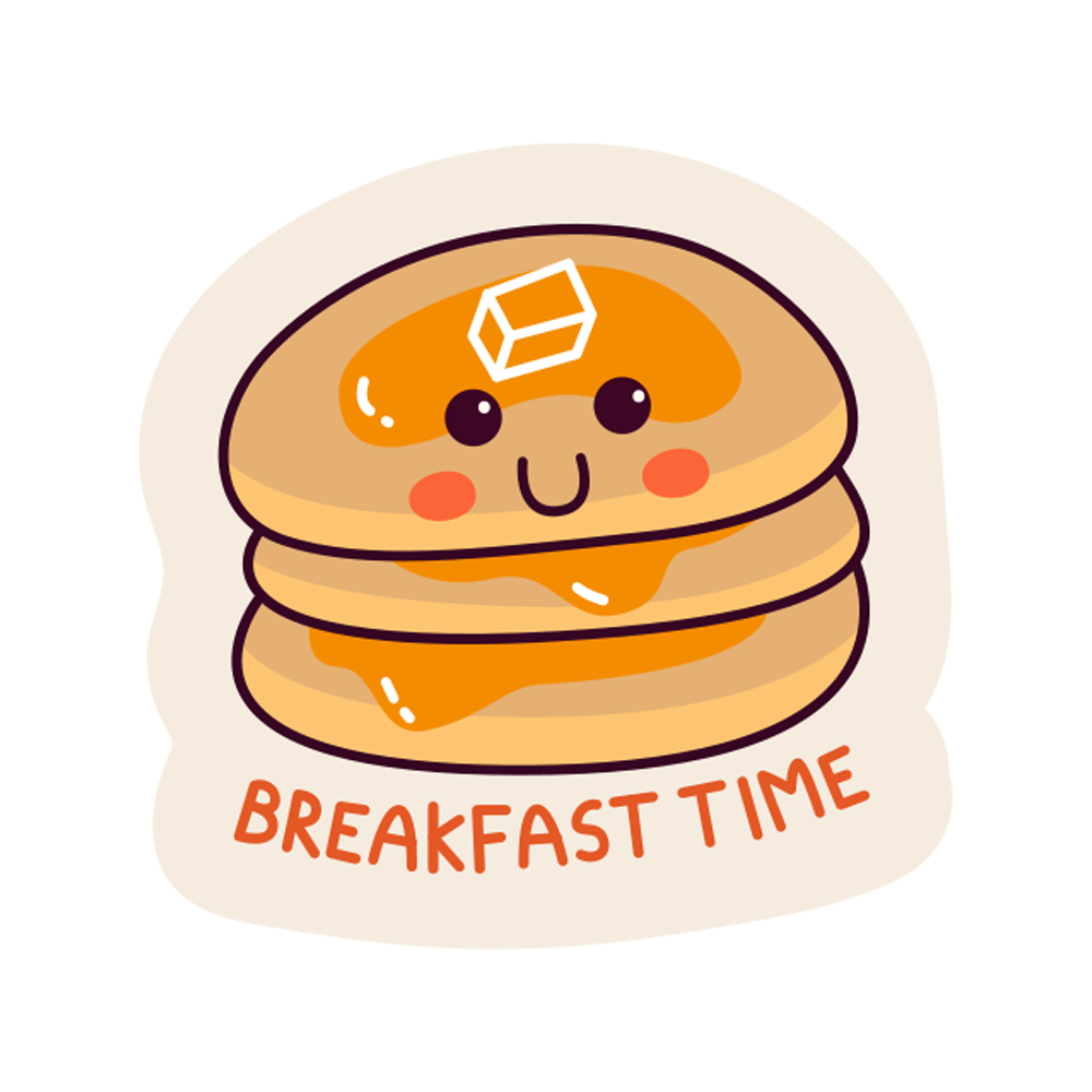Pancakes Free Sticker Transparent Clipart