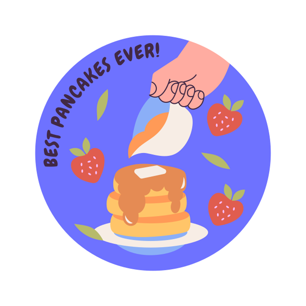 Pancakes Free Sticker Transparent Gallery