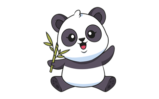 Panda Free Sticker PNG