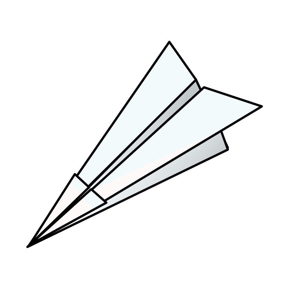 Paper Plane  Transparent Clipart