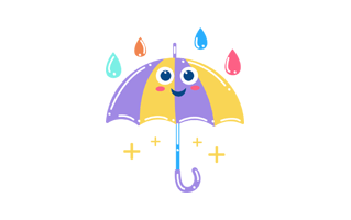 Parasol Free Sticker PNG