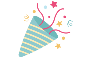 Party Popper Free Sticker PNG