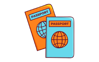 Passport Sticker PNG