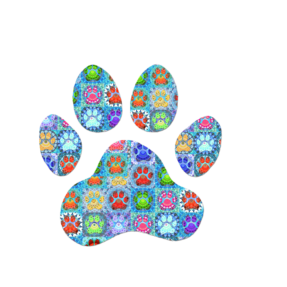 Paw Print Sticker Transparent Image