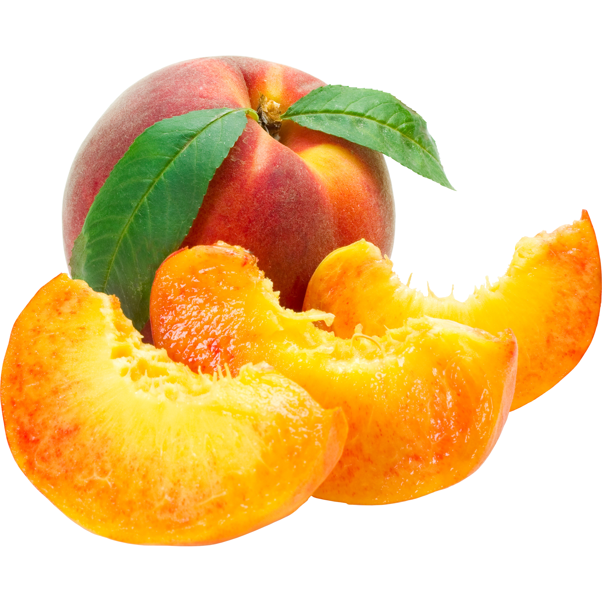 Peaches Slices  Transparent Photo