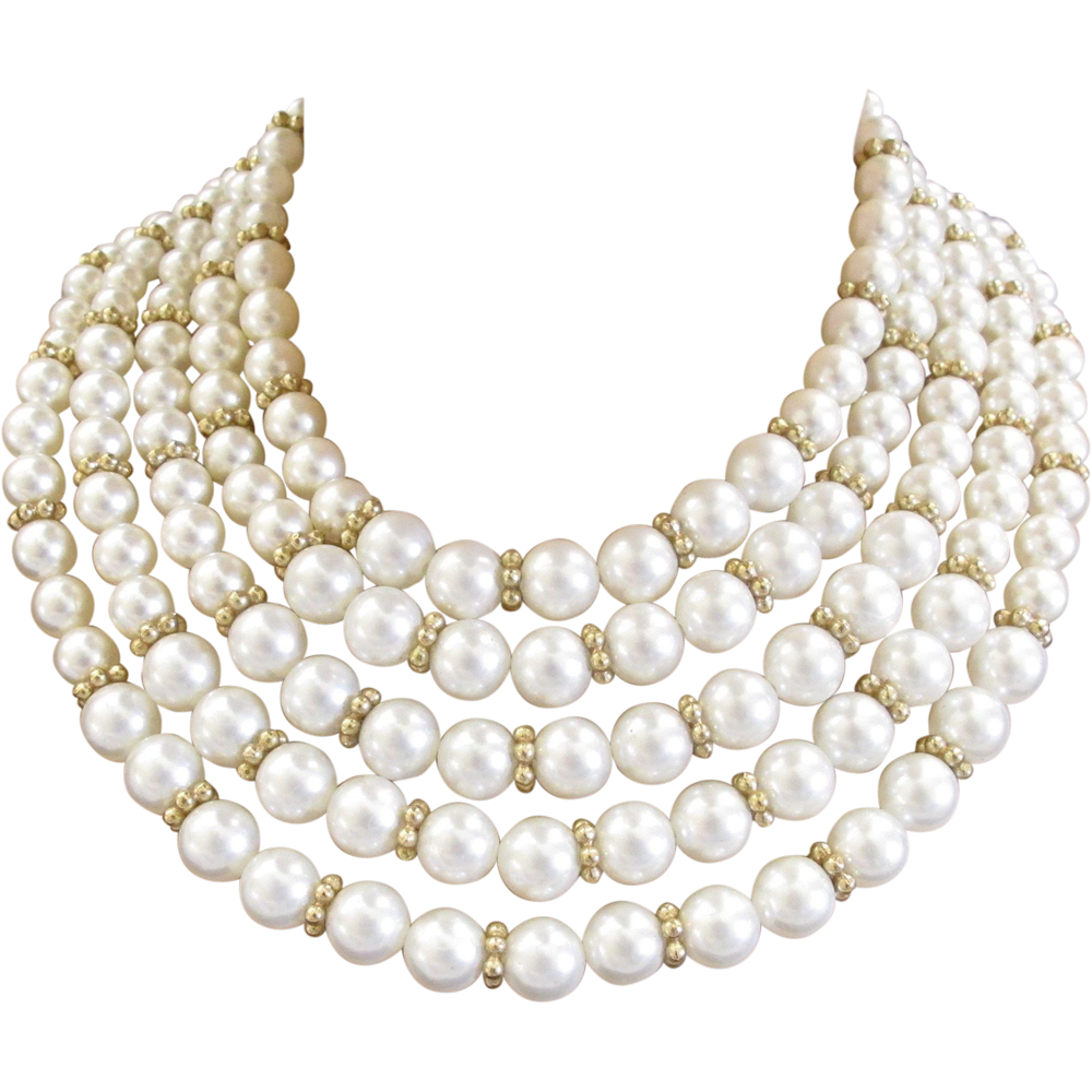 Pearl Necklace Transparent Photo