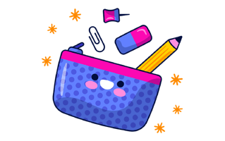 Pencil Case Sticker PNG