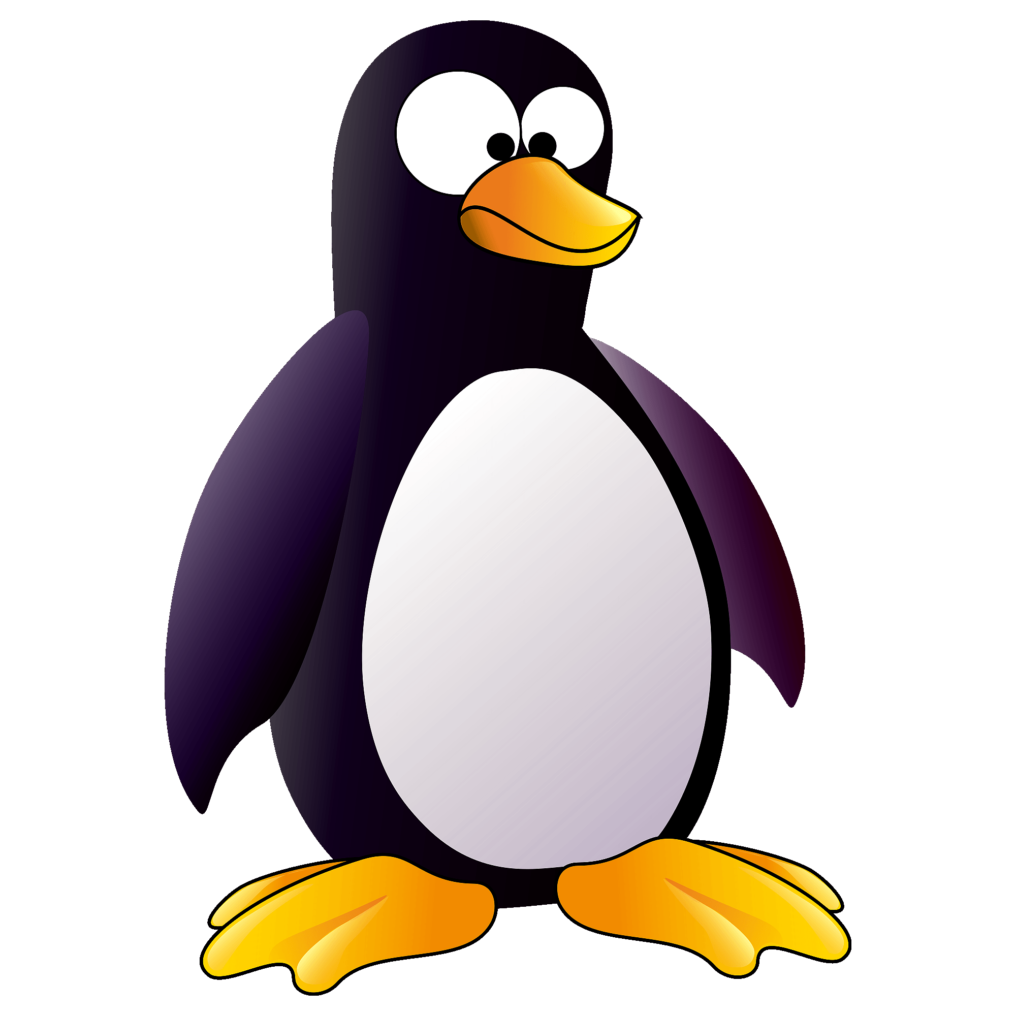 Penguin Cartoon  Transparent Image