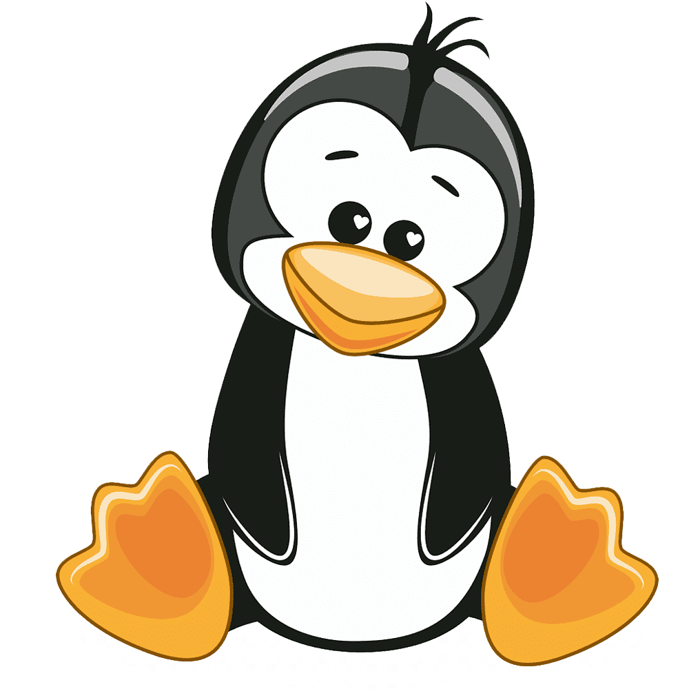 Penguin Cartoon  Transparent Photo