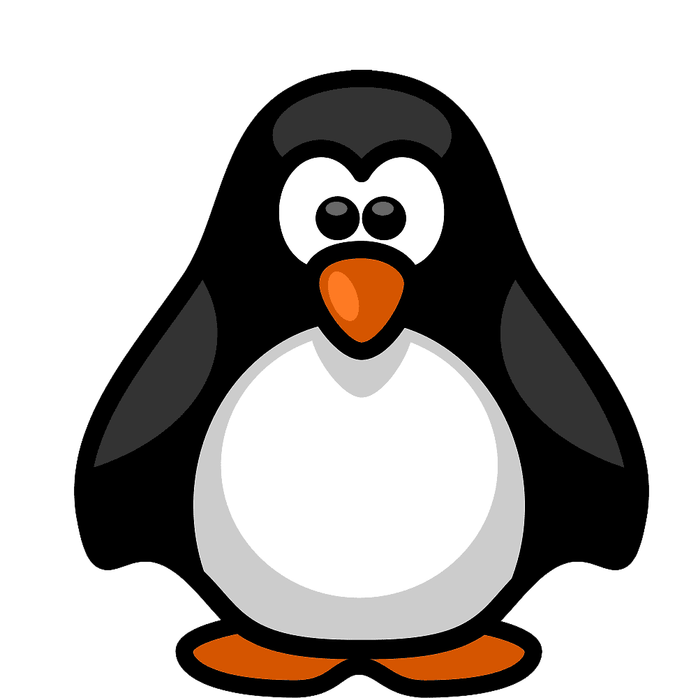 Penguin Cartoon  Transparent Clipart
