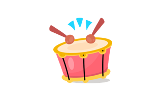 Percussion Sticker PNG
