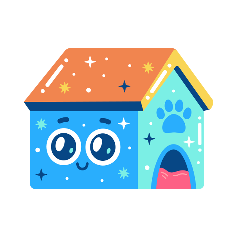 Pet House Sticker Transparent Photo