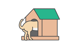 Pet House Sticker PNG