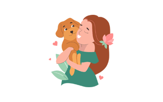 Pet Love Sticker PNG