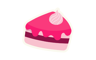Piece Of Cake Free Sticker PNG