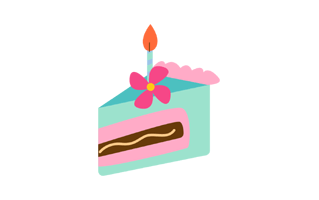Piece Of Cake Sticker PNG