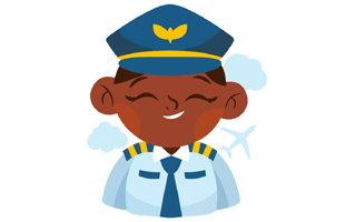 Pilot Sticker PNG