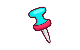 Pin Sticker PNG