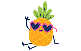 Pineapple Sticker PNG