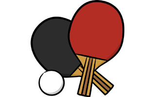 Ping Pong Sticker PNG