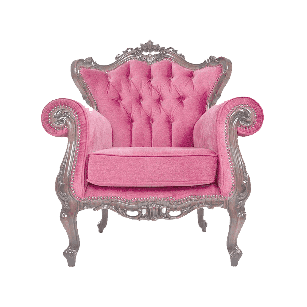 Pink Armchair  Transparent Gallery