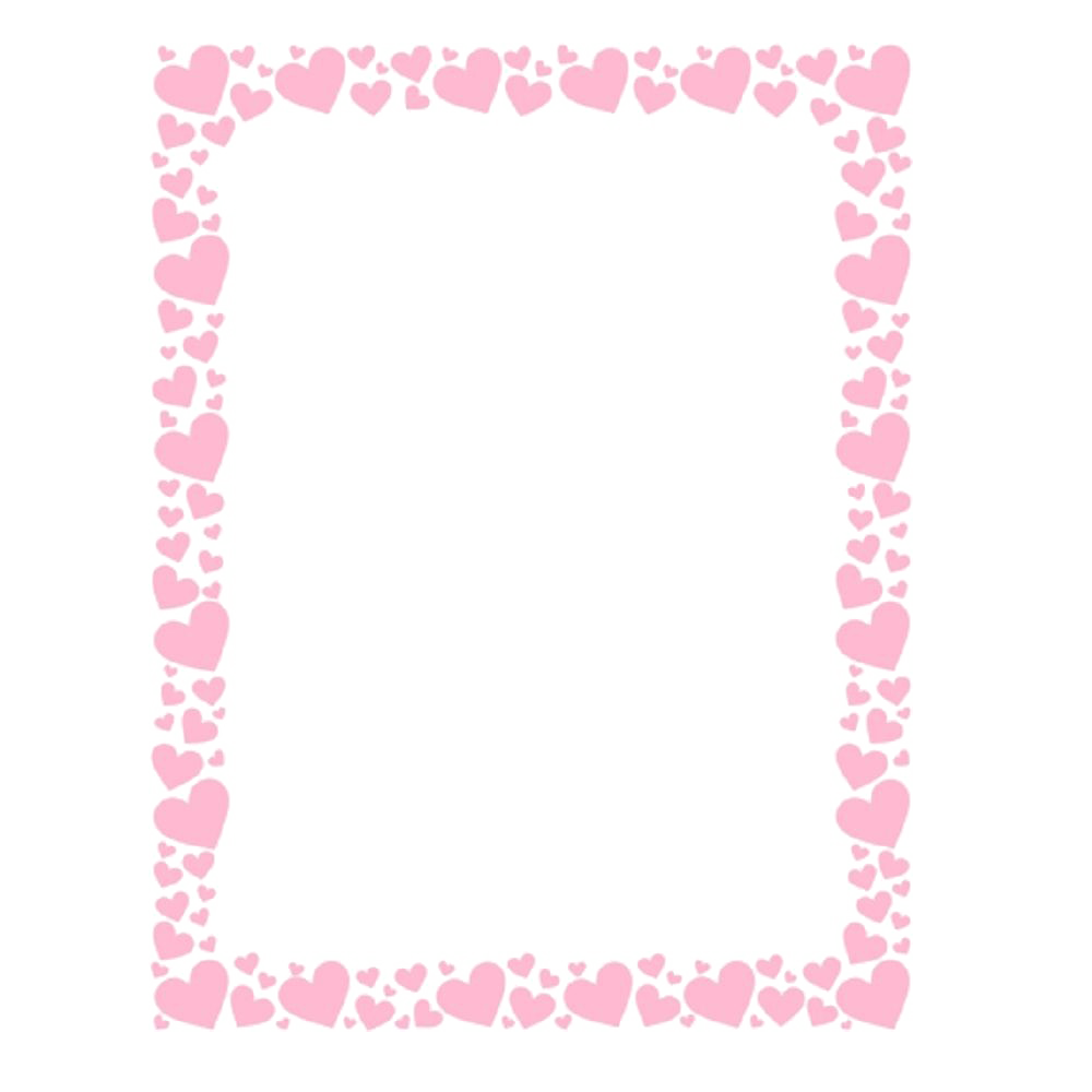 Pink Border Frame Transparent Image