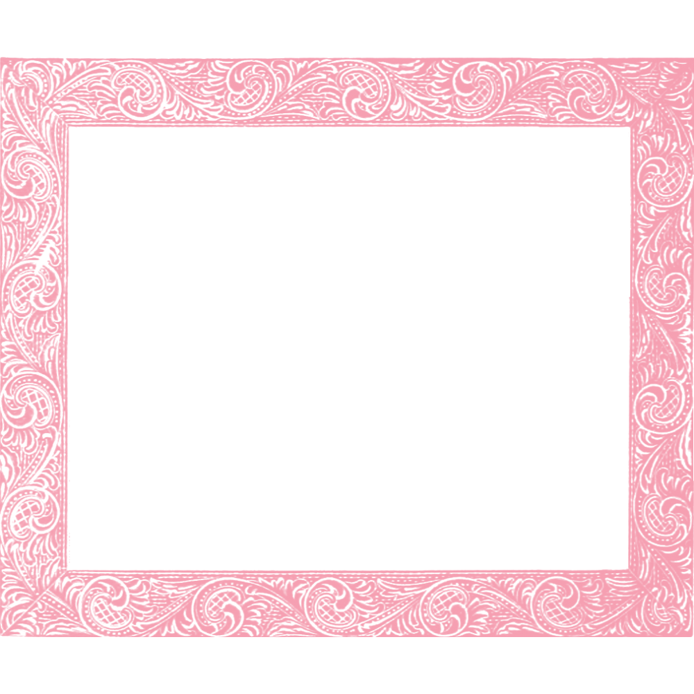 Pink Border Frame Transparent Picture