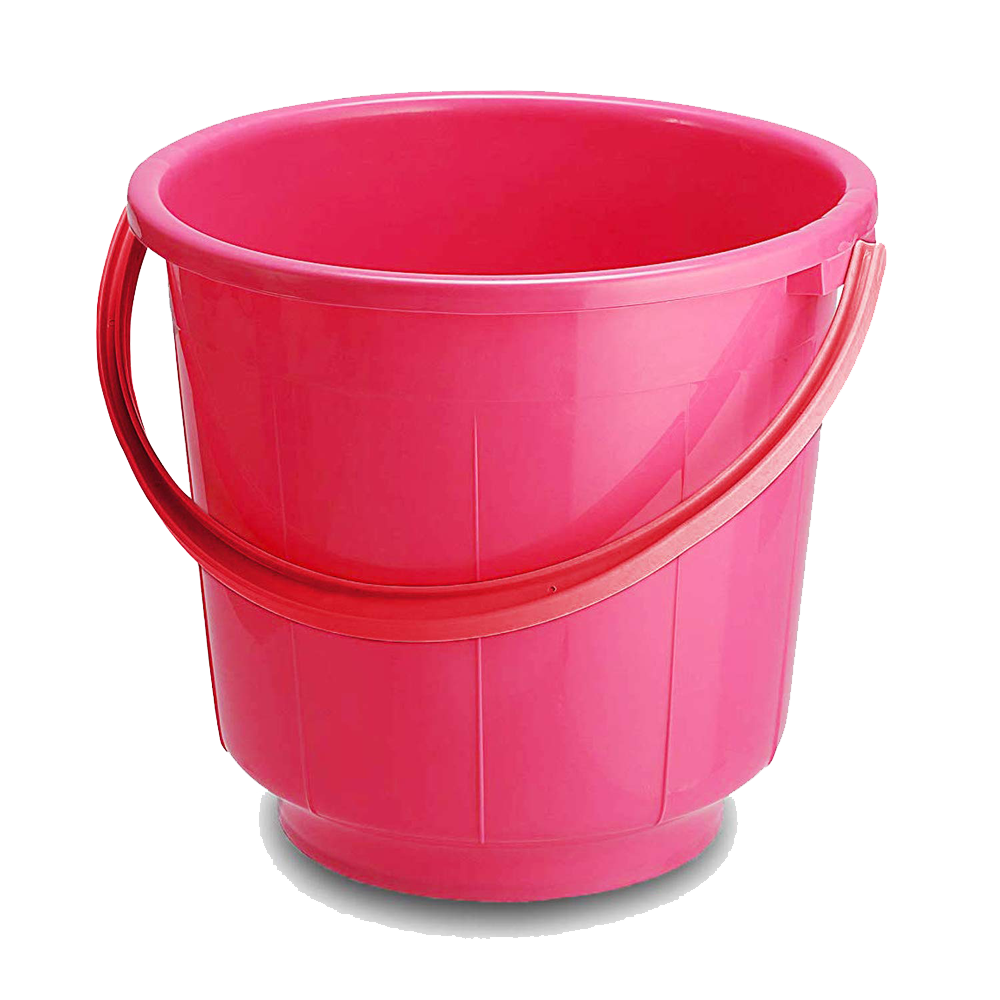 Pink Bucket Transparent Picture