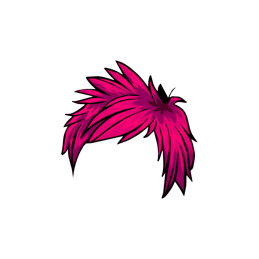 Pink Hair Transparent Image