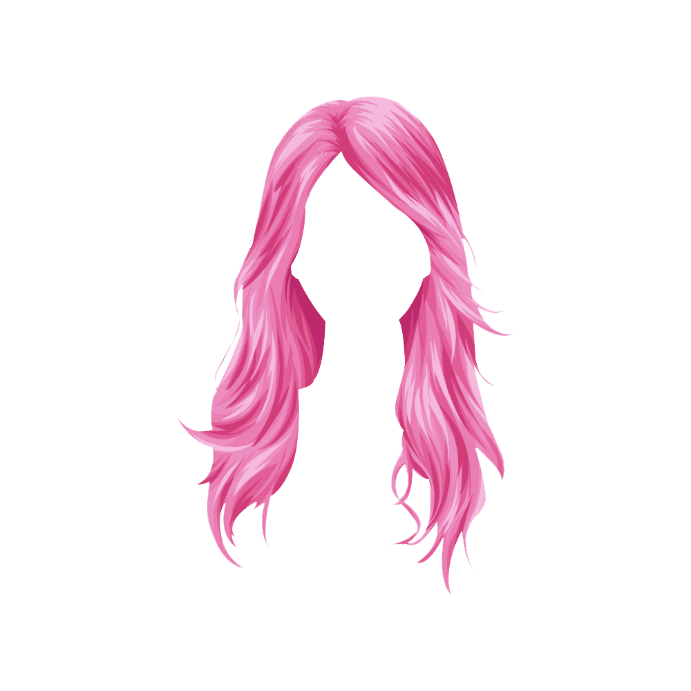 Pink Hair Transparent Picture