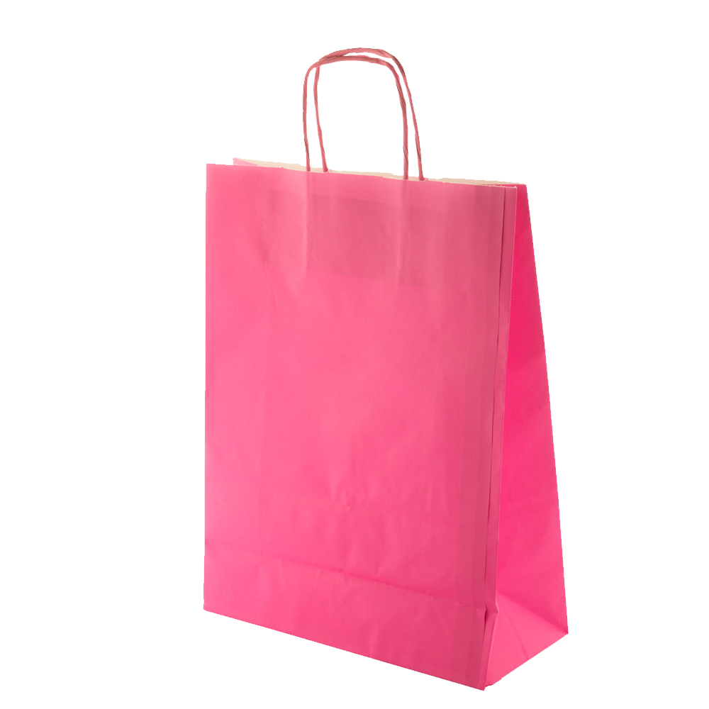 Pink Paper Bag Transparent Image