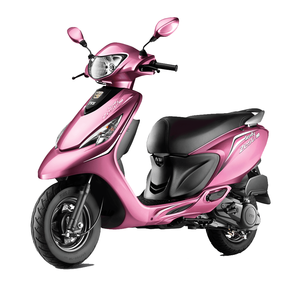 Pink Scooty Transparent Image