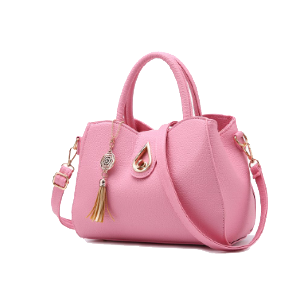 Pink Women Bag Transparent Image