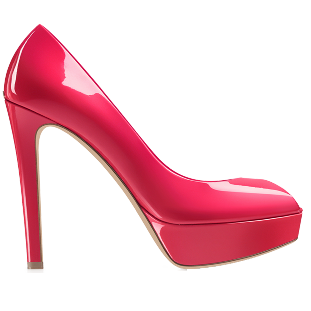 Pink Women Shoes Transparent Picture