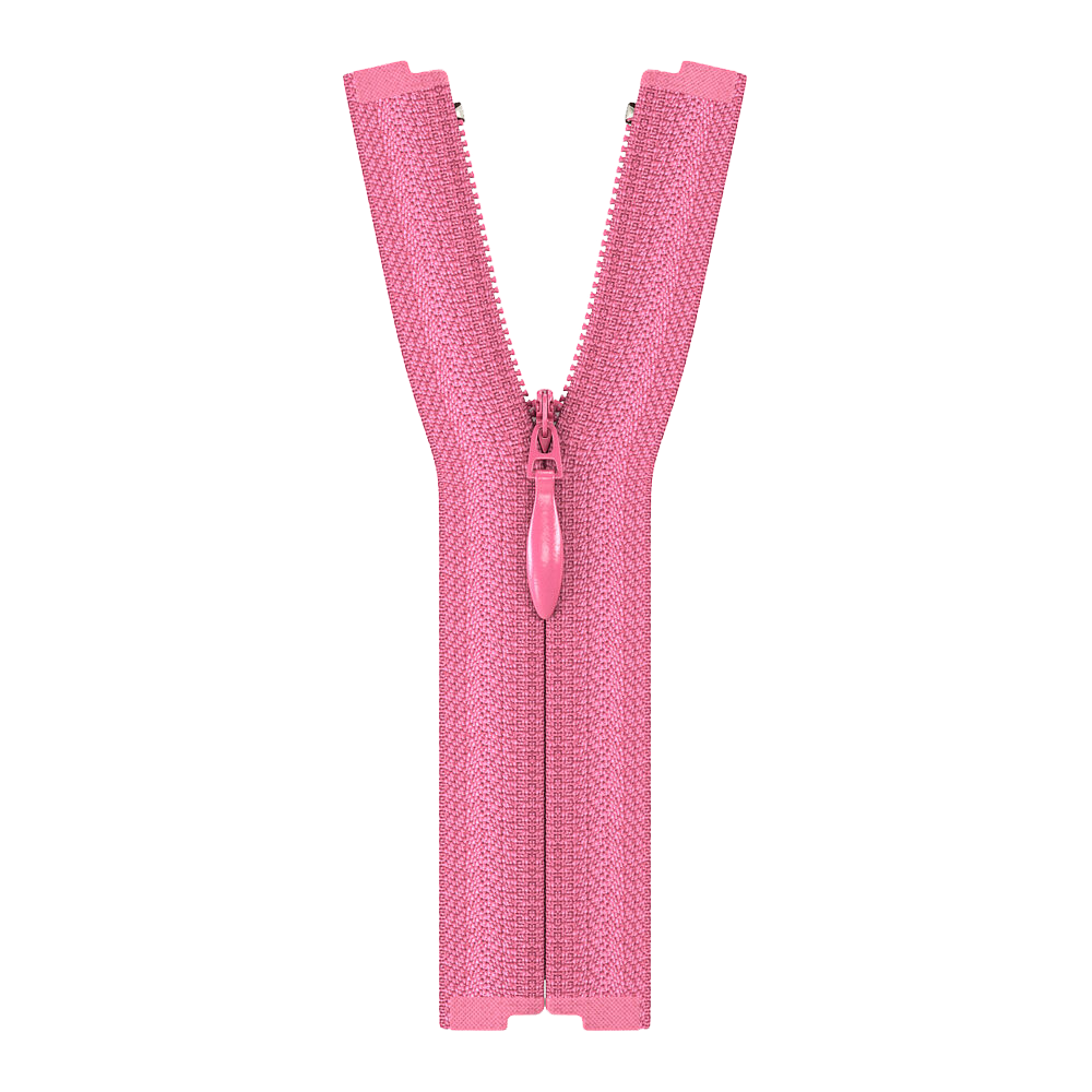 Pink Zipper Transparent Photo