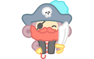 Pirate Free Sticker PNG