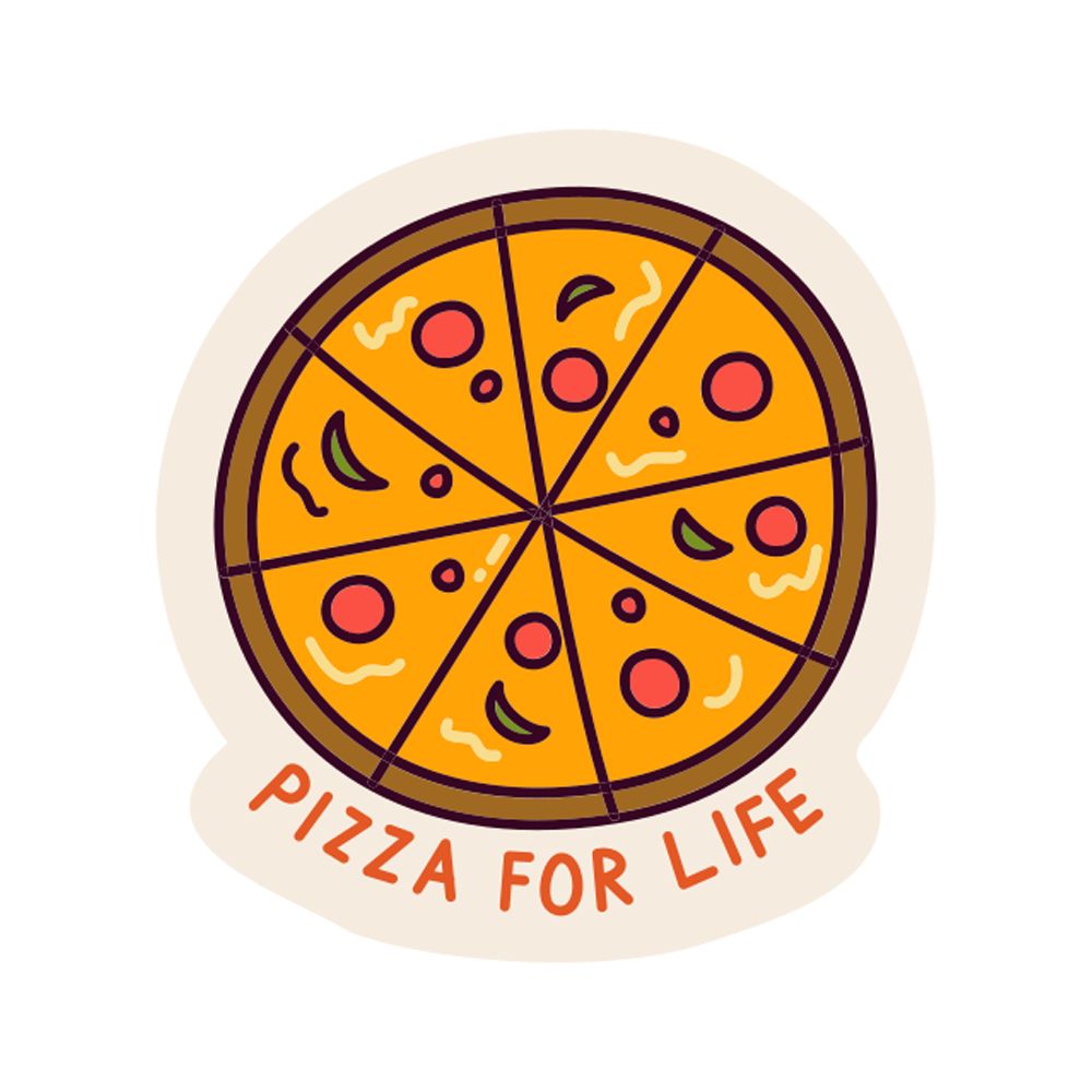 Pizza Free Sticker Transparent Image